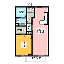 キートスマルカ　Ａ棟  ｜ 三重県三重郡菰野町大字永井（賃貸アパート1LDK・1階・45.04㎡） その2