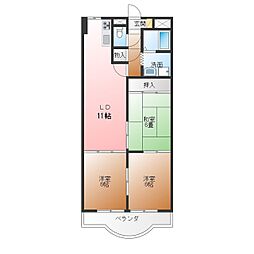 コンフォ・トゥール 3LDKの間取図画像