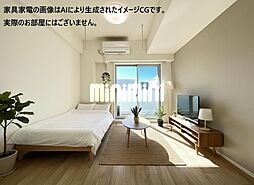 プレイズシード四日市 702 7階1Kのリビング/ダイニング