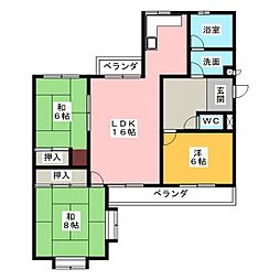 VIPIN太平洋 3LDKの間取図画像