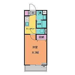 N'smansion 1Kの間取図画像