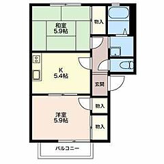 物件の間取り
