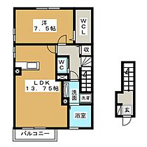 トレフル　ブラン　C棟  ｜ 三重県三重郡川越町大字豊田（賃貸アパート1LDK・2階・59.46㎡） その2