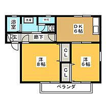 チェルシーサンＭＪ　Ａ棟  ｜ 三重県三重郡川越町大字豊田（賃貸アパート2DK・2階・47.96㎡） その2