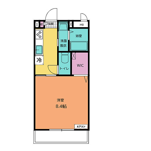 仮称川越町当新田エネアップマンション 201｜三重県三重郡川越町大字当新田(賃貸マンション1K・2階・27.75㎡)の写真 その2