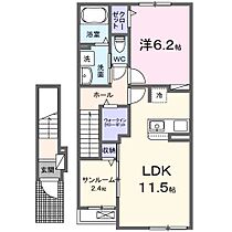 ヴィオラ　II 202 ｜ 三重県三重郡川越町大字南福崎字大正割888-1（賃貸アパート1LDK・2階・50.96㎡） その2