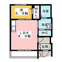 ディアコート川越  ｜ 三重県三重郡川越町大字当新田（賃貸マンション1LDK・1階・33.02㎡） その2