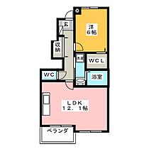 オネスト  ｜ 三重県四日市市伊坂台３丁目（賃貸アパート1LDK・1階・45.06㎡） その2