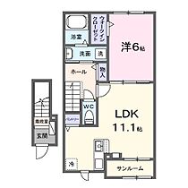 ブリアン　III 202 ｜ 三重県三重郡朝日町大字縄生3025（賃貸アパート1LDK・2階・39.17㎡） その2