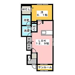 間取図画像 1LDK