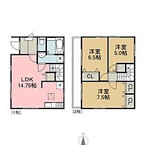 リーブルファイン川越町  ｜ 三重県三重郡川越町大字高松（賃貸テラスハウス3LDK・1階・77.84㎡） その2