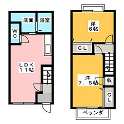 🉐敷金礼金0円！🉐ブランシェＳｉｍｏｓａｚａｒａｉ　Ｂ
