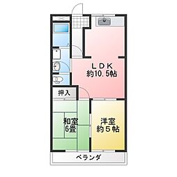ぺんぎんホームズ 2LDKの間取図画像