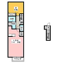 シー・エレガンテ  ｜ 三重県津市河芸町中別保（賃貸アパート1LDK・2階・49.44㎡） その2