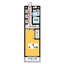 シティフラット中村  ｜ 三重県津市新町１丁目（賃貸マンション1K・6階・30.00㎡） その2