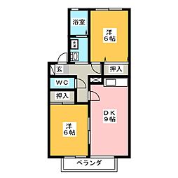 🉐敷金礼金0円！🉐ファミーユ21　Ａ