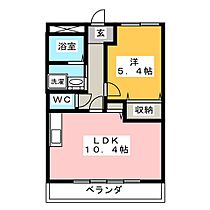 リベルタクオーレ利平治  ｜ 三重県津市栗真中山町（賃貸マンション1LDK・2階・41.04㎡） その2