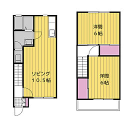 ルミエール 2LDKの間取図画像