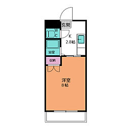 サニータウン 1Kの間取図画像