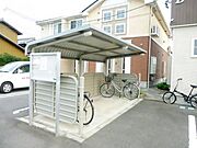 駐輪場です