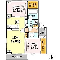物件の間取り