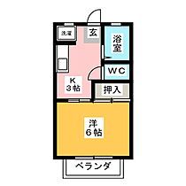 シャルマン箕田  ｜ 三重県鈴鹿市下箕田３丁目（賃貸アパート1K・2階・24.24㎡） その2