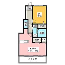 ロシェル  ｜ 三重県鈴鹿市岡田３丁目（賃貸アパート1LDK・2階・47.81㎡） その2