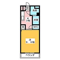 セントリバーヒルズひばりが丘II  ｜ 三重県鈴鹿市岸岡町（賃貸マンション1K・2階・30.00㎡） その2