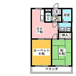 間取図画像 2DK