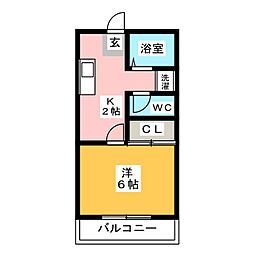 GrandPrix 1Kの間取図画像