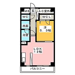 物件の間取り