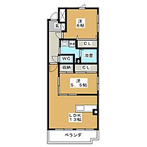 パレット  ｜ 三重県桑名市大字江場（賃貸マンション2LDK・3階・60.46㎡） その2