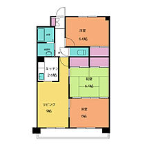 グロリアスＳＴ  ｜ 三重県桑名市大字東方（賃貸マンション3LDK・2階・65.30㎡） その2