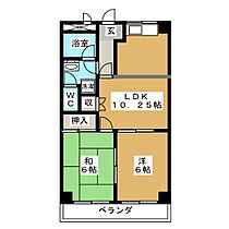 ツインクル  ｜ 三重県桑名市星見ヶ丘３丁目（賃貸マンション2LDK・4階・49.14㎡） その2