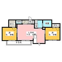 ベレオ江場  ｜ 三重県桑名市大字江場（賃貸マンション2LDK・3階・54.65㎡） その2