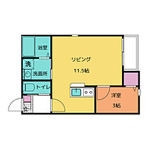 LECOCON桑名IV 102 ｜ 三重県桑名市宮通17-1（賃貸アパート1LDK・1階・35.35㎡） その2