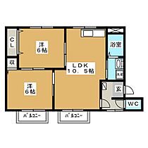 サンヒルズ赤尾台  ｜ 三重県桑名市赤尾台９丁目（賃貸マンション2LDK・2階・54.65㎡） その2