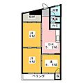 第一富士コーポ4階3.9万円