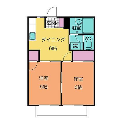 ハイツシャインA1E_間取り_0