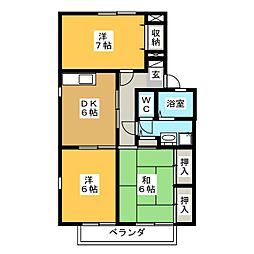 🉐敷金礼金0円！🉐ハイムグランシャリオ内山　Ｂ棟
