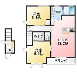 🉐敷金礼金0円！🉐レガール北野　D