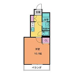 レオーネ 1Kの間取図画像