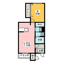 ゴールデンステージ三郷II Ａ  ｜ 三重県伊勢市辻久留町（賃貸アパート1LDK・1階・46.03㎡） その2