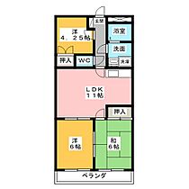 ドミール上野  ｜ 三重県多気郡明和町大字上野（賃貸マンション3LDK・2階・60.00㎡） その2