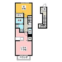 カーサ・ティエラ　Ｃ  ｜ 三重県伊勢市神久６丁目（賃貸アパート1LDK・2階・41.98㎡） その2