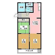 勢田パークマンションＡ  ｜ 三重県伊勢市勢田町（賃貸マンション3LDK・3階・56.20㎡） その2