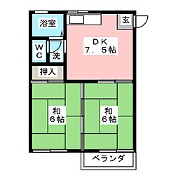 🉐敷金礼金0円！🉐コーポ倉野Ｂ