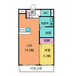 間取図画像 1LDK