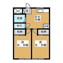 🉐敷金礼金0円！🉐スカイハイツ　Ｄ