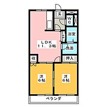 グリーンシャトー  ｜ 三重県松阪市駅部田町（賃貸マンション2LDK・2階・49.50㎡） その2